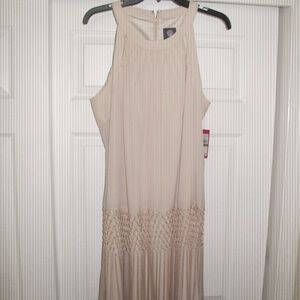 Vince Camuto Beige Dress with tassels